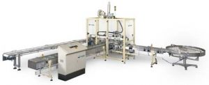 Tray packing machine for tealights