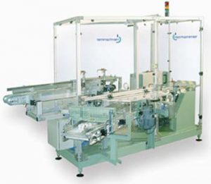 Collapsible cardboard box packing machine HFM-01T