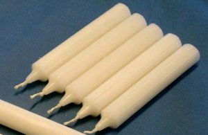 Extruded household candles