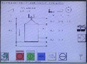 Touch Screen Bedienung